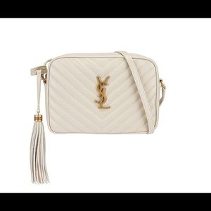 YSL camera bag- creme color
